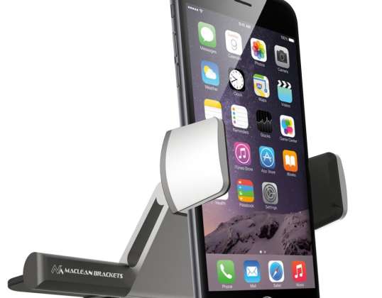 Phone holder for mounting in CD slot Maclean. Comfort Series. aluminium ABS. MC 782