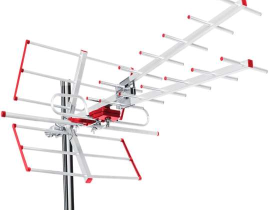 Antenne TV DVB T/T2 HEVC Maclean filtre combo extérieur passif Lte UHF/VHF max 100dB?V MCTV 855