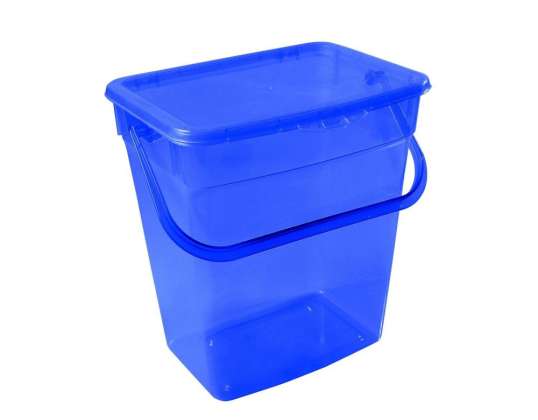 Conteneur à poudre Plast Team 10L transparent marine