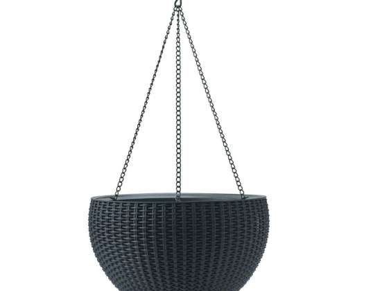 Pot Suspendu Keter Sphere Planter Anthracite