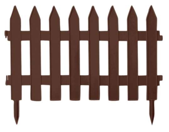 Garden Fence Garden Classic 3.5m Brown