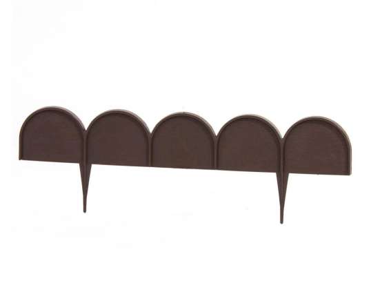 Bordure de jardin Garden Line IKRA 10m brun