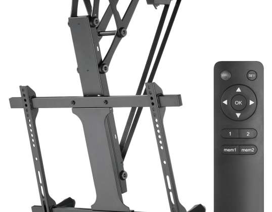 Support électrique de télévision au plafond pour murs inclinés 32" - 70" 35kg max télécommande Maclean MC 880 max VESA 600x411