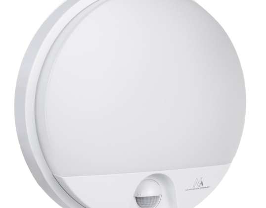 Lâmpada LED com sensor de movimento Maclean. sensor PIR. cor branca. 15W. IP54. 1100lm. tom neutro. MCE291 W