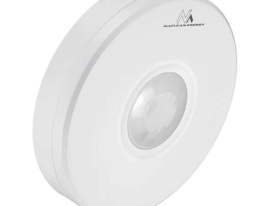 Sensor de movimiento infrarrojo plano Maclean para uso exterior alcance 8m max. carga 2000W MCE293