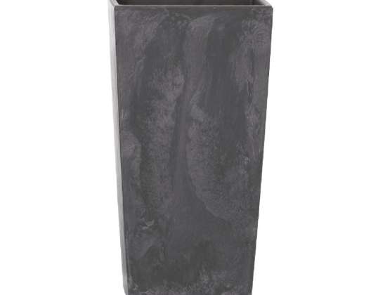 Blumentopf mit Einsatz Urbi Square Effect DURS225E Anthrazit