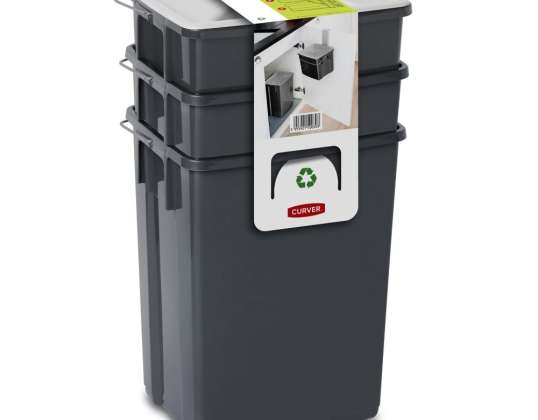 Zestaw koszy do sortowania 2x10L 6L Curver