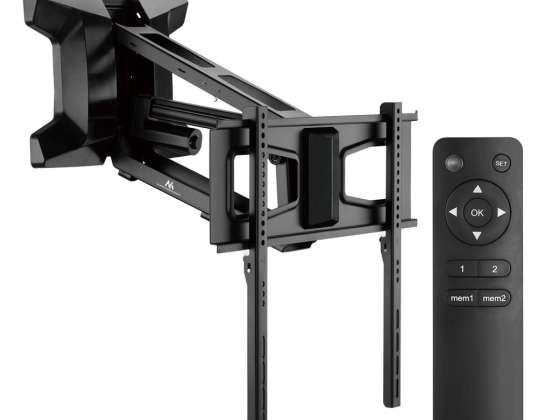 Support électrique pour TV au-dessus de la cheminée Maclean. max VESA 600x400. télécommande wifi. 37" 70". max 35kg. MC 891
