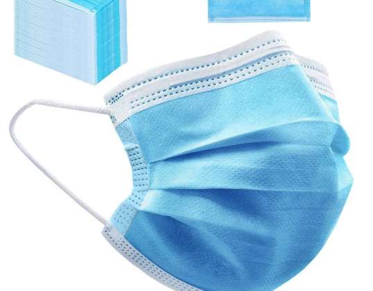 Einwegmaske FFP2 Set 50Stück Farbe Blau 50 Stück Schutzmasken Promedix PR 205