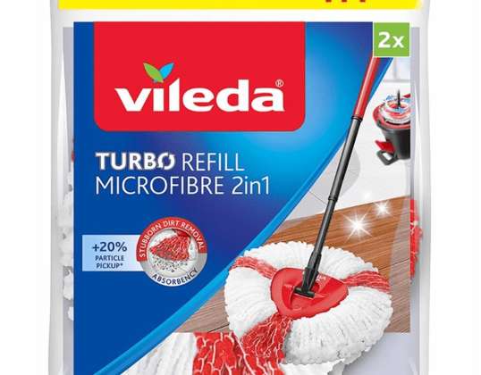 Vileda Turbo 2in1 rotacinis šluostė papildo 2vnt