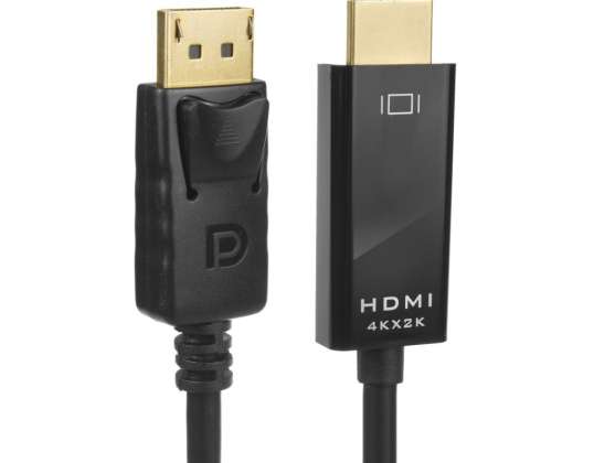Câble Display Port DP HDMI Maclean 4K/30Hz 1.8m MCTV 714