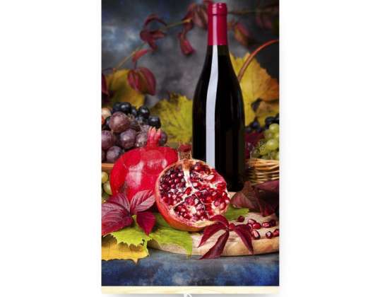 Infrared heater flexible heating panel 430W TRIO pattern 8 wine dimensions 100x57cm with regulator