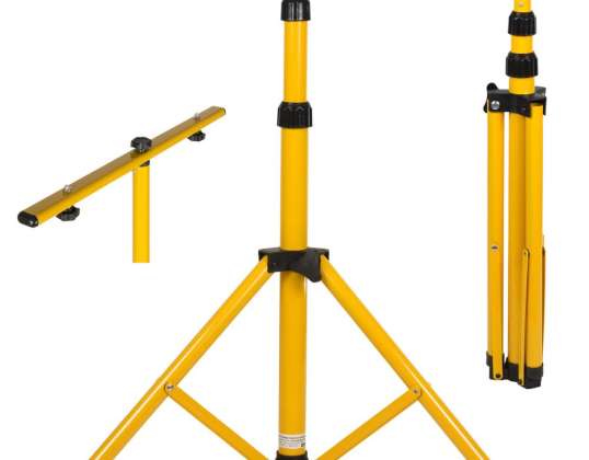 Työjalusta Macleanin valaisimille kahdelle LED-valaisimelle keltainen, valmistettu teräksestä, max. korkeus 1,5 m MCE583