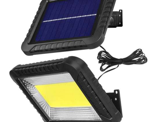 Соларен LED прожектор с датчик за движение Maclean IP44 5W 400lm 6000K литиева батерия 1300 мAh 5 5V DC MCE438