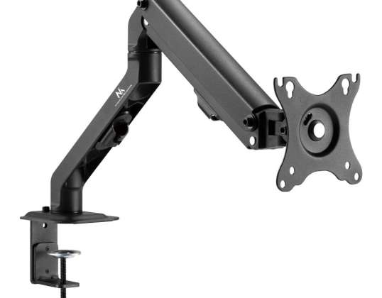 Soporte de escritorio para monitor universal Maclean. Resorte de gas 17&quot; 27&quot; 2 7kg. VESA 75x75.100x100. MC 906