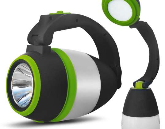 Lampe LED 3en1 Maclean. camping. de bureau. lampe de poche. 1W. 60 200lm. Blanc Froid 6000K. 18650 1500mAh. fonction powerbank MCE298