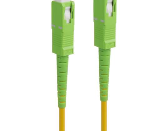Patchcord kuitukaapeli Maclean SC/APC SC/APC yksimoodi 1m simplex G657A2 MCTV 431