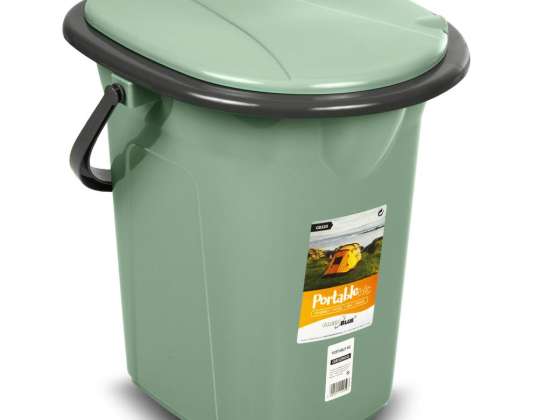 GreenBlue GB320GG zaļgani pelēks ceļojumu tualete