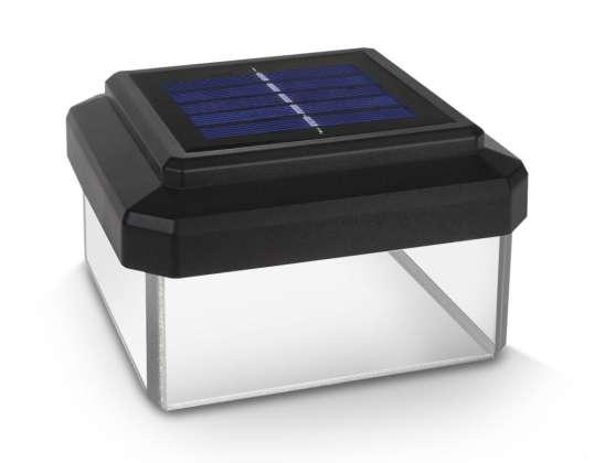 Сонячна LED лампа на стовпчик GreenBlue 100x100mm з конусоподібним дахом GB128
