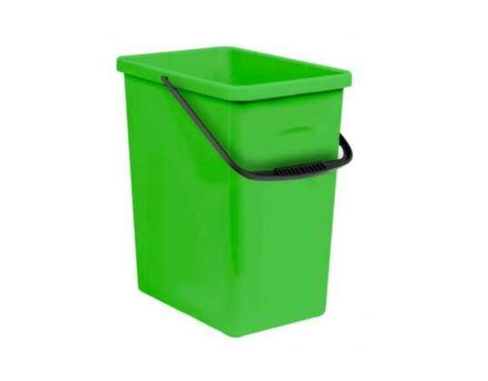 Müllbehälter 10l mit Griff BranQ grün