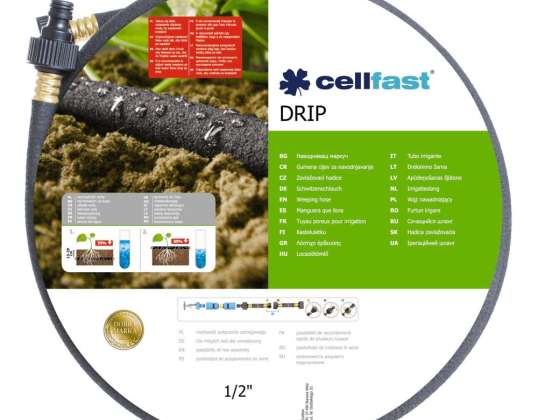 Cellfast Damla Sulama Hortumu 1/2&quot; 22.5m