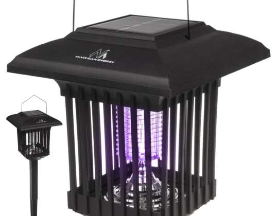 Lampe solaire insecticide LED Maclean IP44 LED/UV Batterie 2 AA Ni MH 200 mAh Solaire 2V DC MCE448