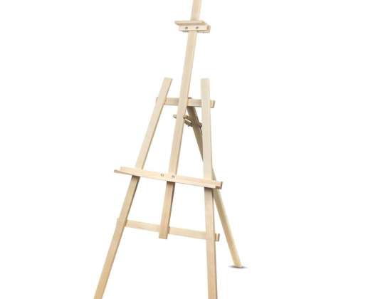 WOODOK maalaustuki 150 cm vakaa pyökki puu luonnollinen puu eko aikuisille ja lapsille ammattilaisille taiteilijoille