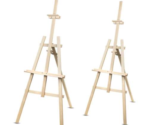 Chevalet de peinture en bois WOODOK double 2 pièces 178 cm