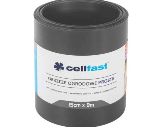 Bordure de jardin simple 20 cm x 9 m Cellfast graphite
