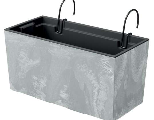 Planter with Hooks Urbi Case Beton Effect DUC400EW Concrete