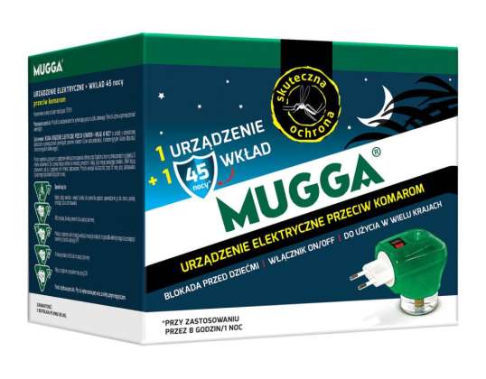 Mugga 45 Nächte Moskito Nachfüllpackung Elektrogerät 35ml