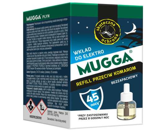 Mugga recharge anti-moustiques 45 nuits 35ml