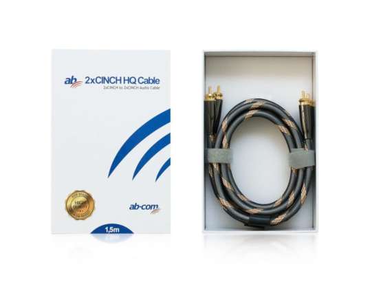 Kabel AB HQ 2xCINCH 1.5m