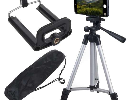 Universalstativ 1/4" Maclean til kameraer. videokameraer. smartphones. ringlamper max. 1020mm. max. 2kg. MC 164