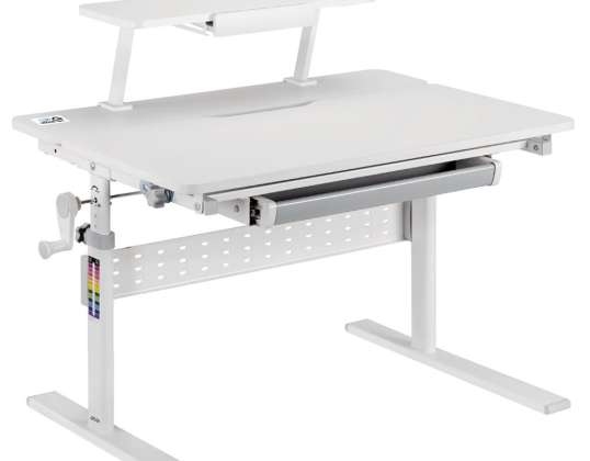 Birou pentru copii Ergo Office. reglabil pe înălțime. Gri. max 40kg.900x600mm. ER 483