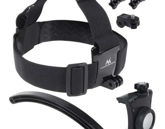 Bandeau de sport Maclean. rotatif. pour téléphone. appareil photo. caméras GoPro et autres. universel avec sangle. MC 447