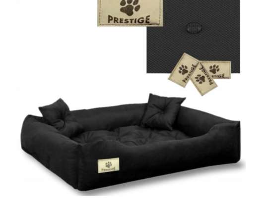 Prestige Hundebett Katze 100x80 / 115x95 schwarz
