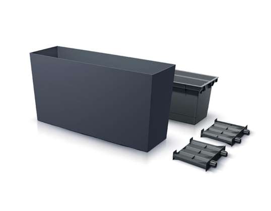 Maceta URBI CASE MIDDLE antracita