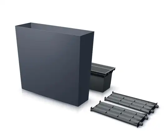 Flower pot URBI CASE TOWER anthracite