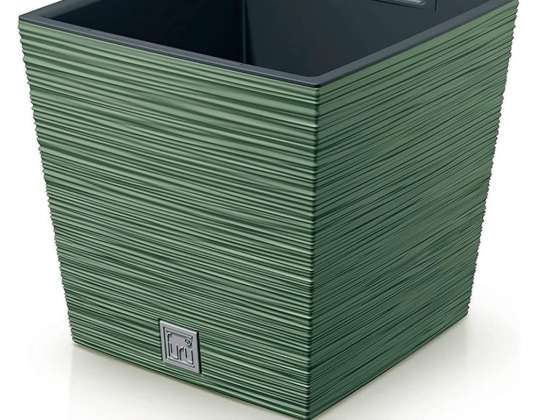 Doniczka FURU SQUARE LOW   earthy green