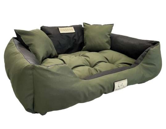 Hundebett 130 x 105 Grüne KingDog