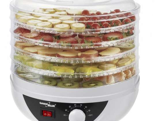 Sopp tørketrommel. GreenBlue grønnsaker og frukt. effekt 250W veldig stillegående. GB195