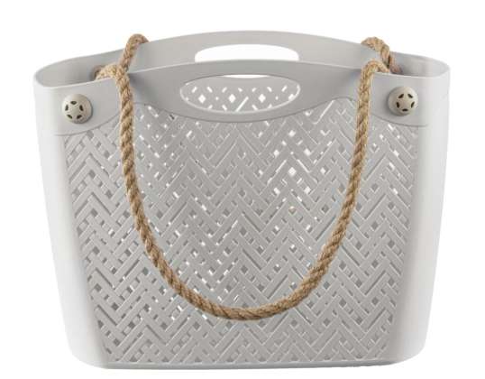 Сетчатая сумка для покупок Boho белая Branq