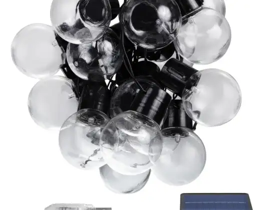 Saules LED virtene dārzam 2in1 Maclean. IP44. 3W. 10lm. 3000K. akumulators 2 600 mAh. 5V DC. 7m. MCE424