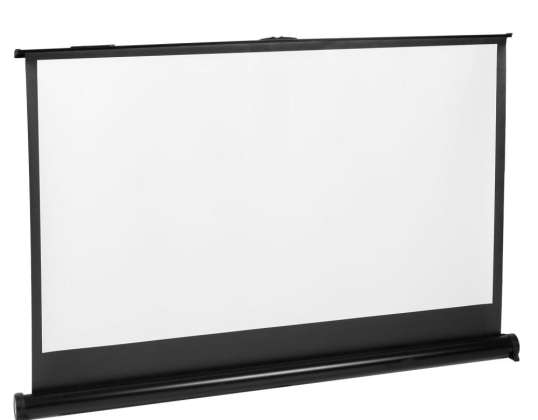Portable Projector Screen Maclean. compact. desk. 40&quot;. 16:9. MC 962