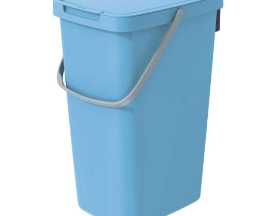 Lixeira SYSTEMA Q   azul claro 20l. Keden