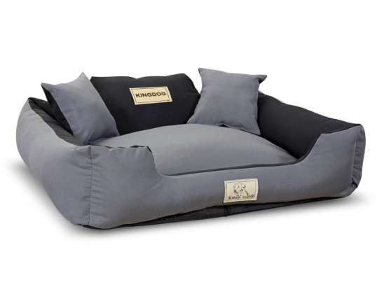 Abnehmbares rutschfestes Bett MM44 75x65cm grau KingDog