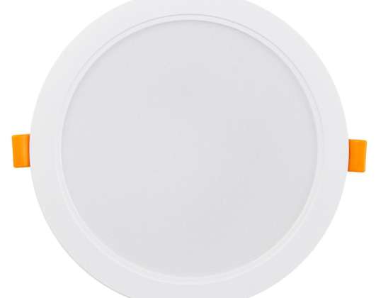 Φωτιστικό LED οροφής Maclean. ενσωματωμένο SLIM. 18W. Ουδέτερο Λευκό 4000K. 170 26mm. 1800 lm.  MCE372 R