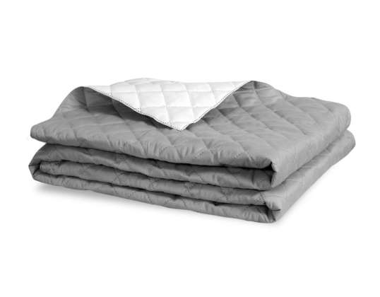 Capa de edredão reversível cinza-branco 220x240 cm Medicline