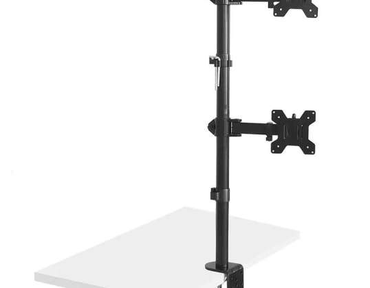 Support de moniteur Maclean. VESA max 100x100. 13 27 pouces. 9kg. MC 967